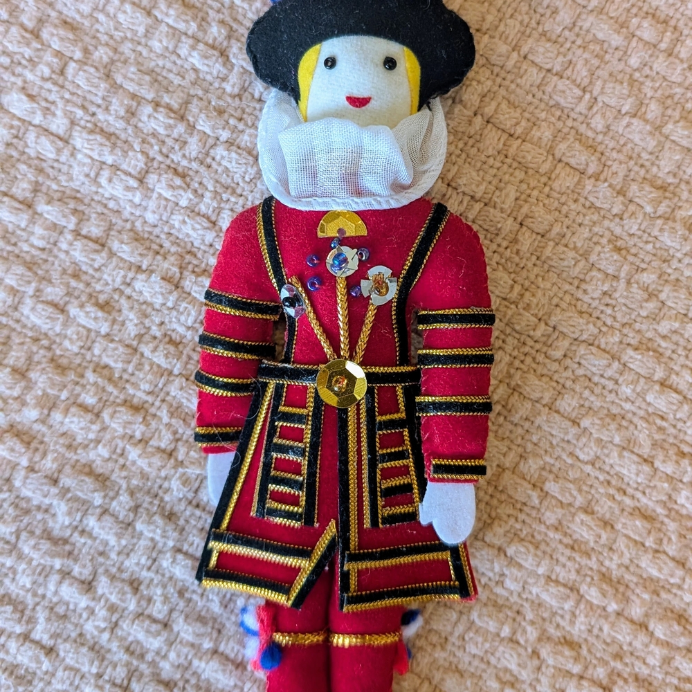 Beefeater Christmas Ornament, Hanging Decor from the UK